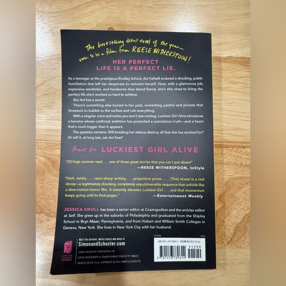 Luckiest Girl Alive Book - Picture 2 of 2